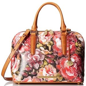 Brahmin Vivian Pink Hemingway Bag/Ady Wallet